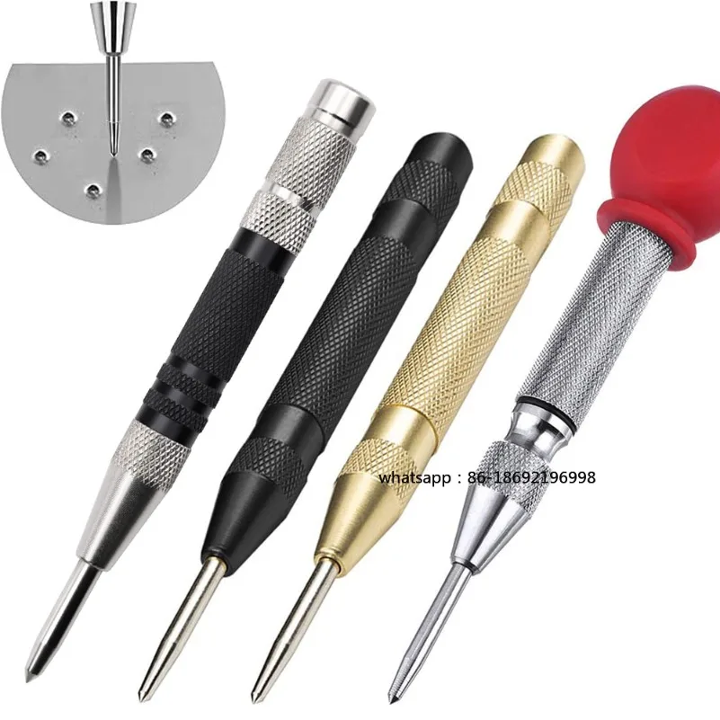 

Automatic Center Punch Automatic Metal Punch Tool Woodworking Tools Loaded Marker Wood Chisel Joinery Carpenter Tool