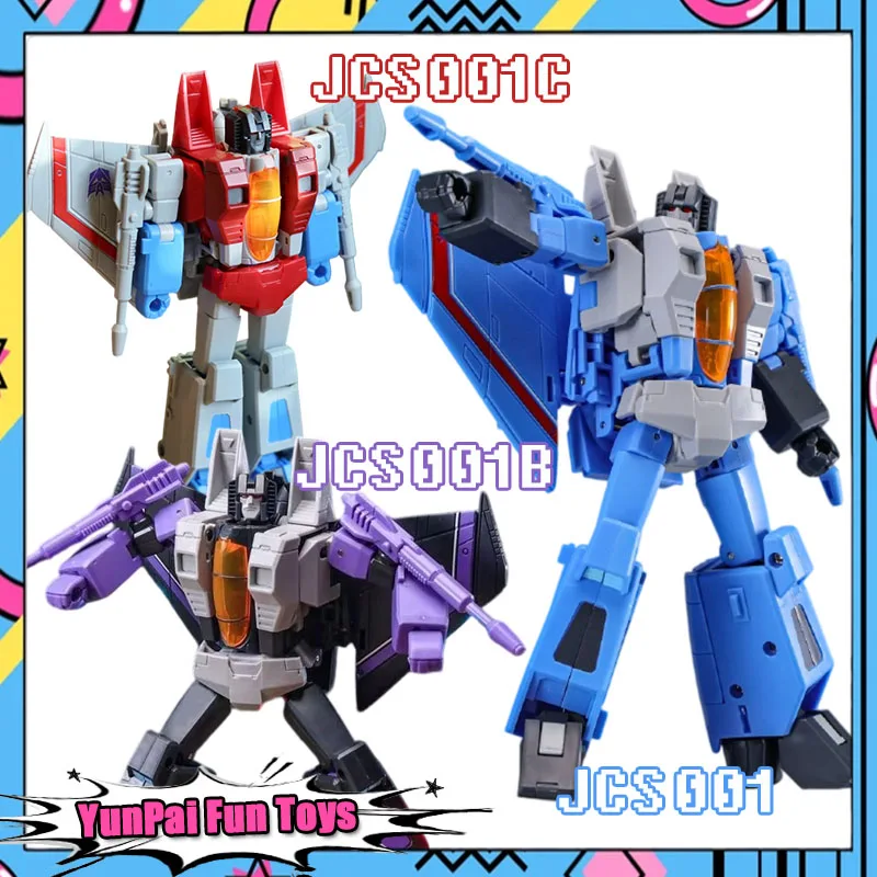 Transformation JCS-001 JCS01B JCS01C Starscream Skywarp Thundercracker Action Figure Toy SS86 V Class Movie High Quality Gift