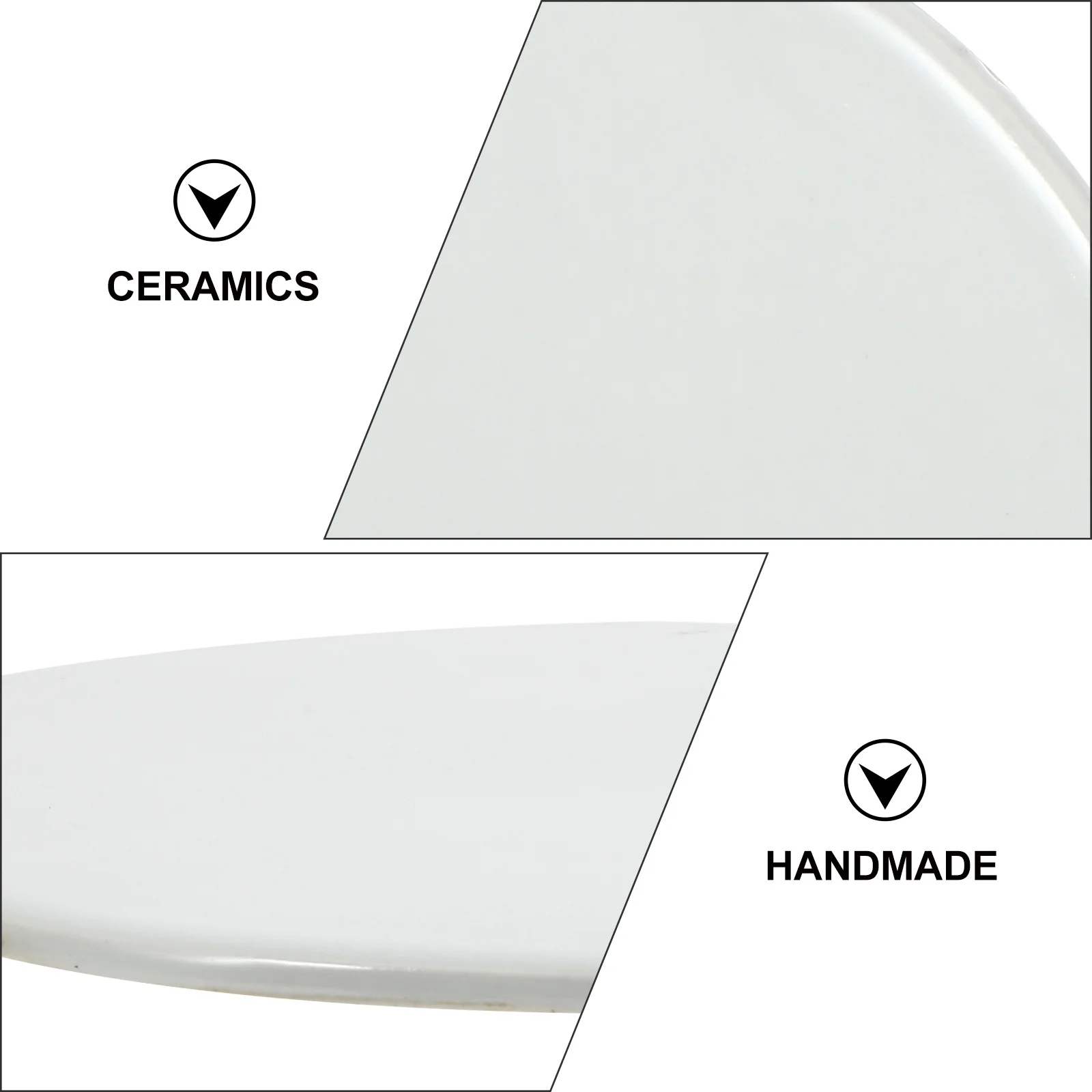 

Ceramic Painting Board Unfinished Round Tiles for DIY Projects Smooth Safe Material Kids Art Classes Adult Creativity Ceramic