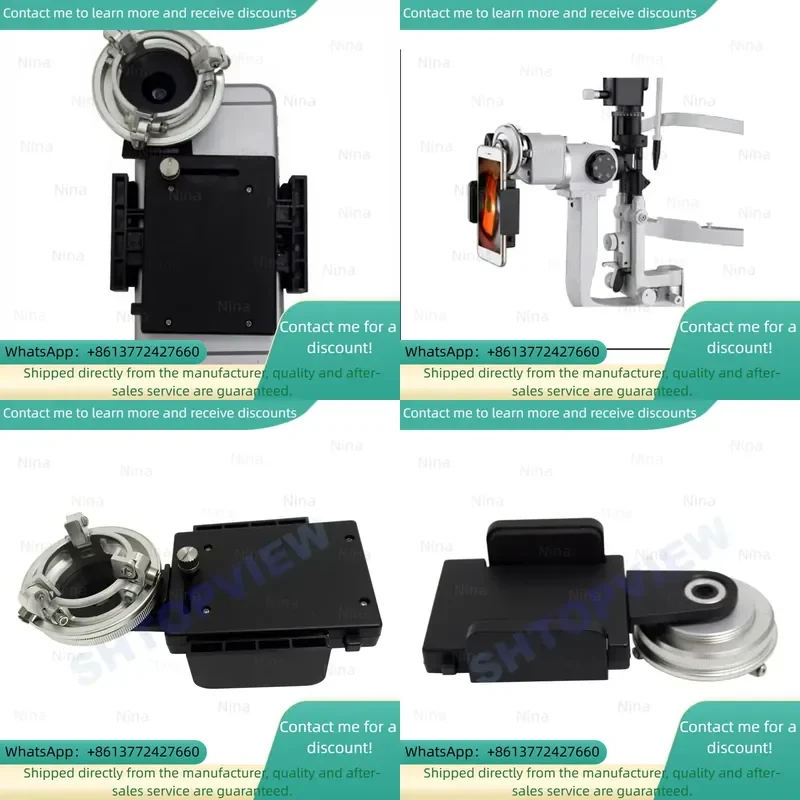 BL-600A Eyepiece Adapter for Smartphones Compatible with Slit Lamp Microscopes Enhances Image Quality