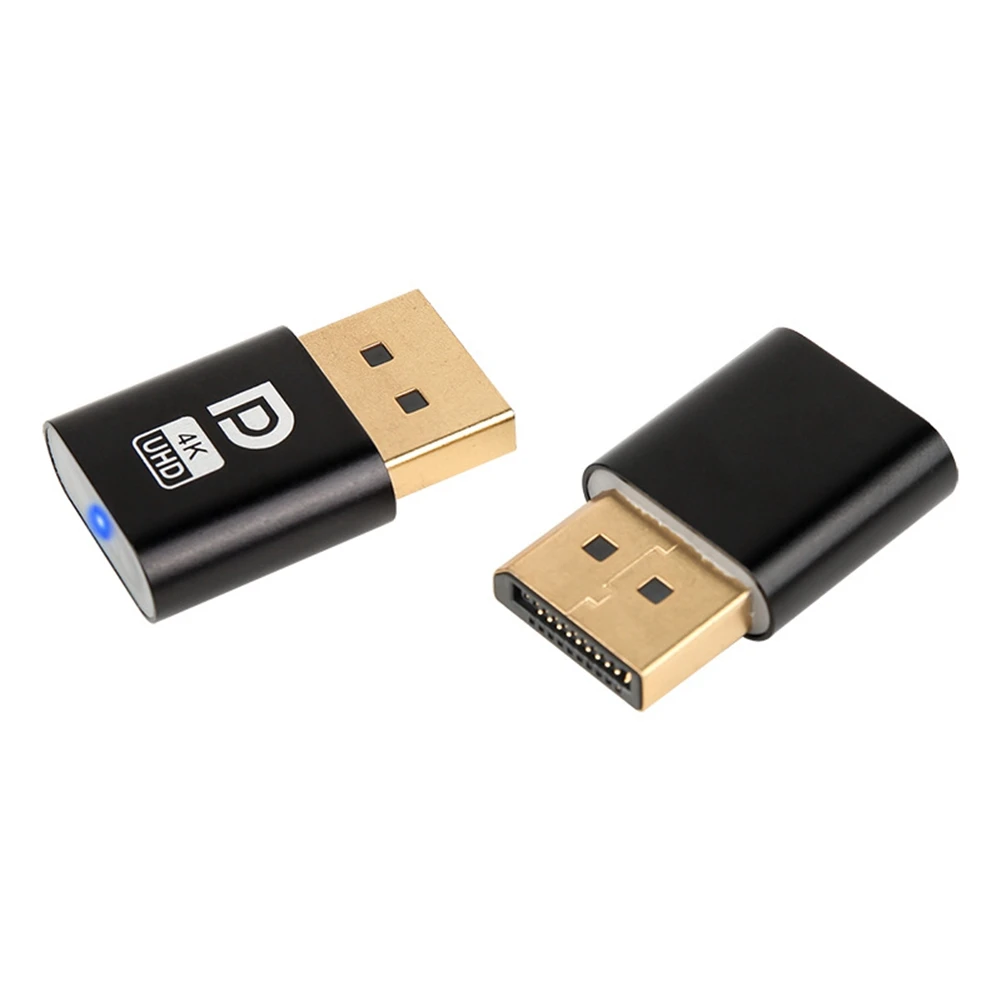 جديد 3C-4K Displayport الدمية التوصيل DP عرض محول EDID مقطوعة الرأس شبح المحاكي سطح المكتب اكسسوارات للكمبيوتر بطاقة الفيديو الرسومات