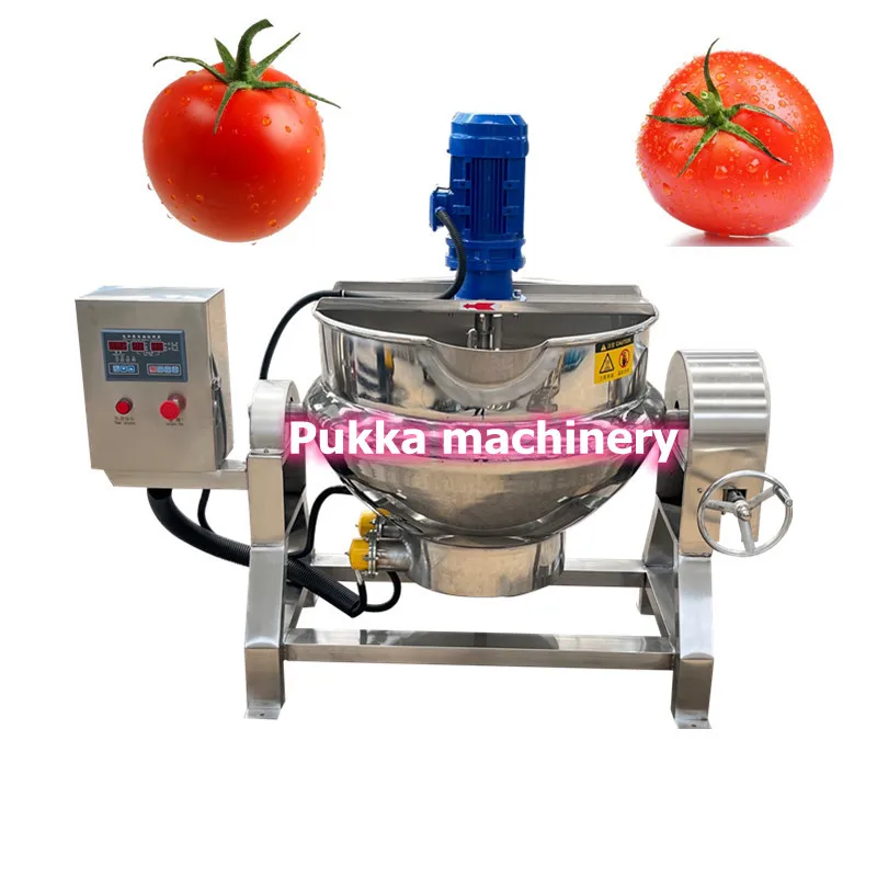 Electric Jacketed Kettle Industrial /Electric Heating Sauce Making Machine Multi-Function