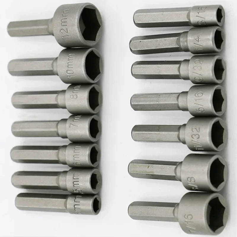 14 Pieces Bit Screwdriver Inside Locket Head Socket Head Magnetic Wind Wind Electric Tool Screwdriver Cylinder Head Sleeve