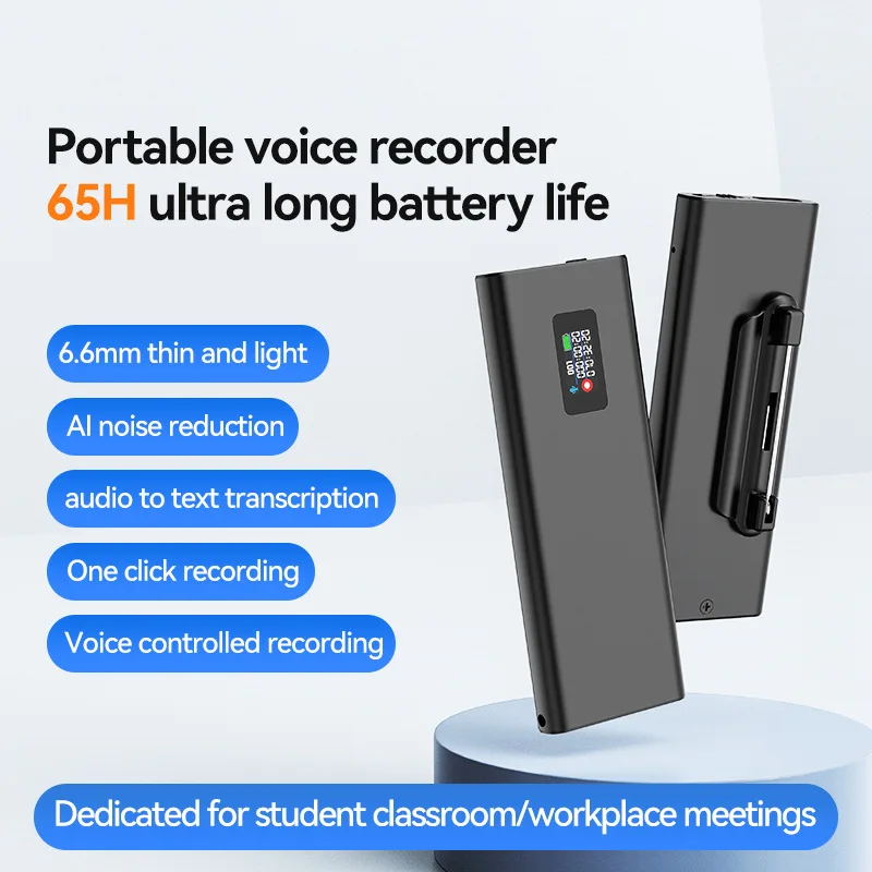 Q31P Intelligent Recorder Voice Control Ultra Long Standby Voice To Text Conference Classroom Recording Multi-function Recorder