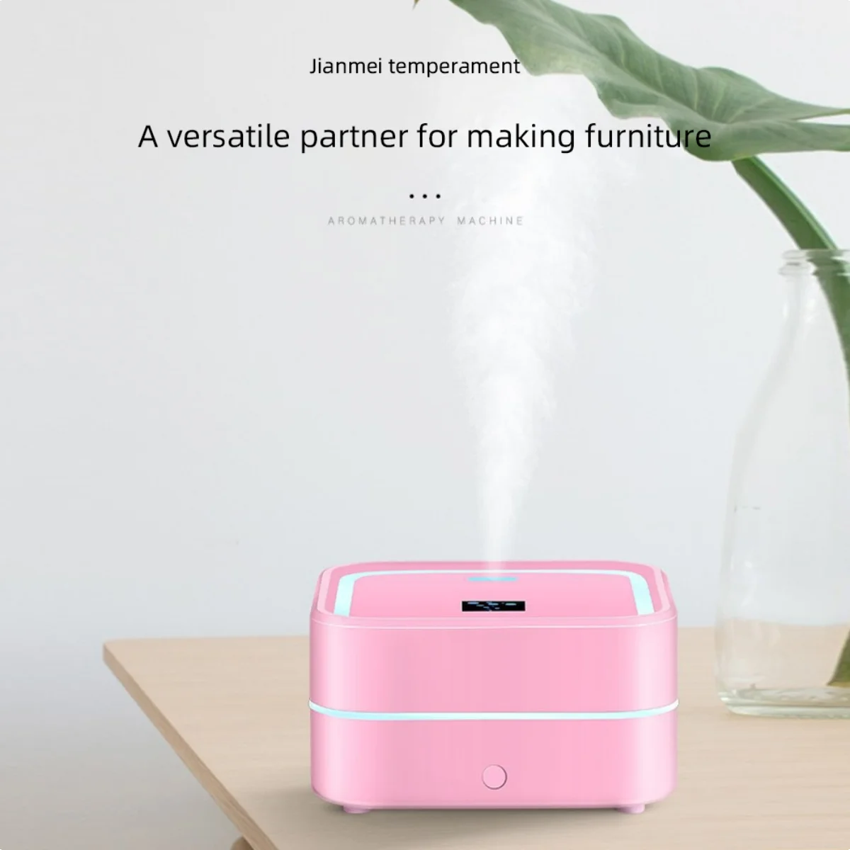 MultiColor LED Humidifier & Aromatherapy Diffuser  Compact for Car, Desk & Office Use