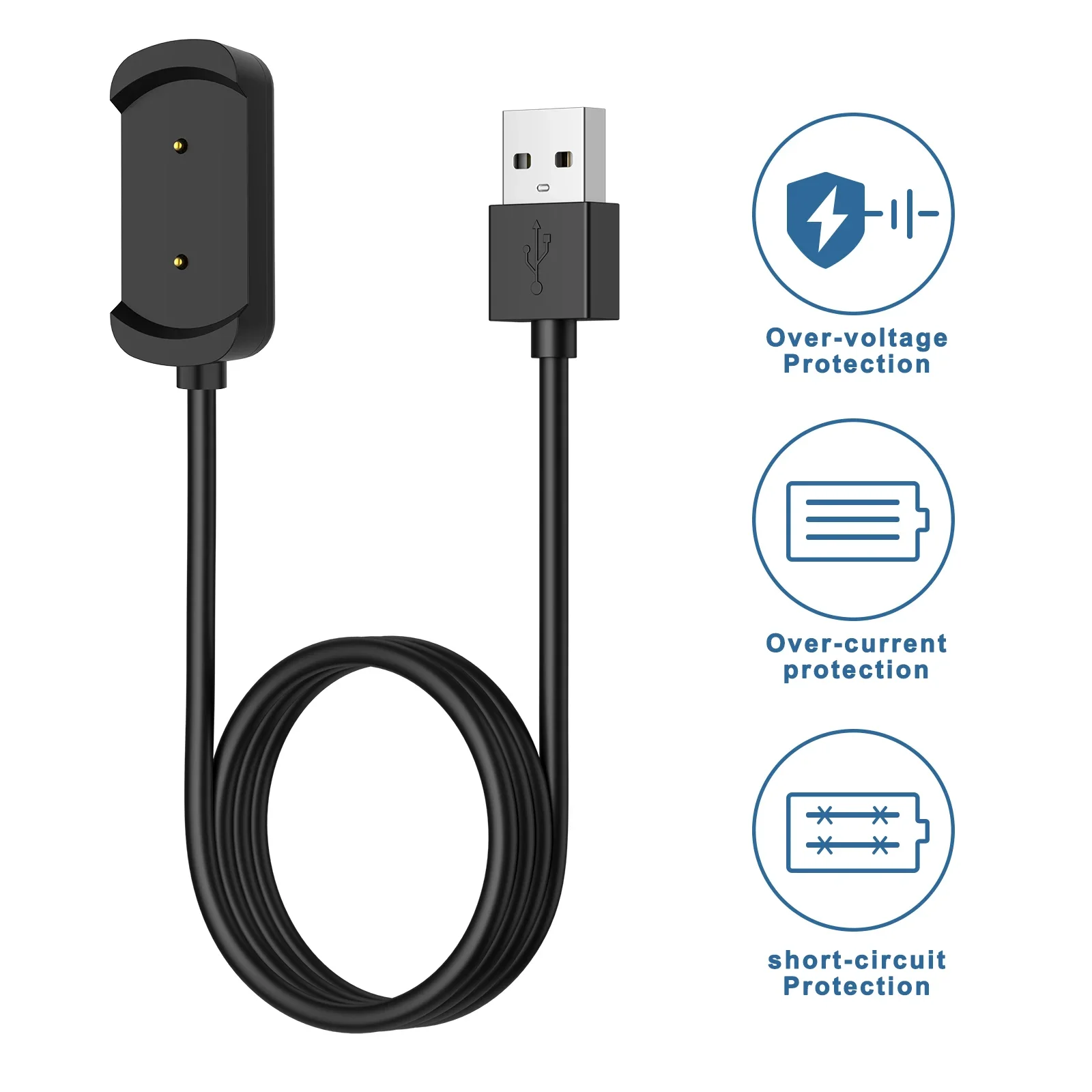 USB Type C Charger For Huami Amazfit T-Rex 1/Amazfit GTS/Amazfit GTR 42MM 47MM USB C 100cm Charging Cable Fast Charger Cradle image 6