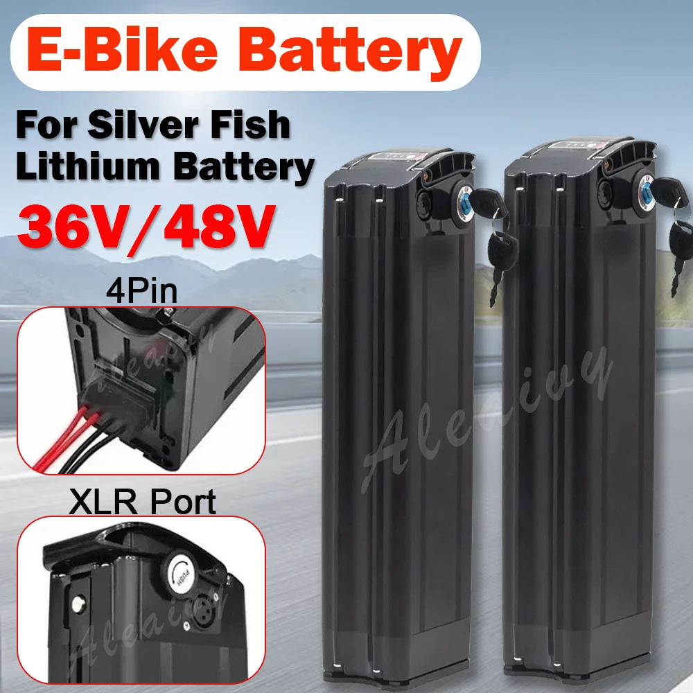 

48V For Silver Fish Li-ion Battery 15AH 20AH 800W 1000W for BURCHDA R8S Pro JINGHMA R8 Pro+54.6V 2A Charger 18650 Batteries