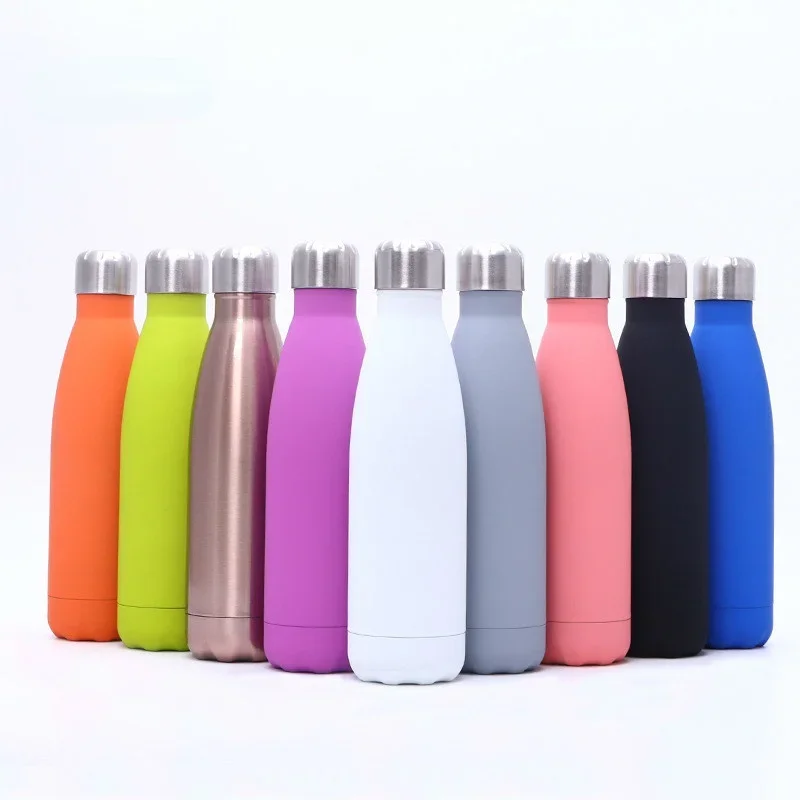 500/750/1000ML Double Wall 304 Stainless Steel Thermal Flask Vacuum Thermos Outdoor Portable Sport Thermal Drink Water Bottle