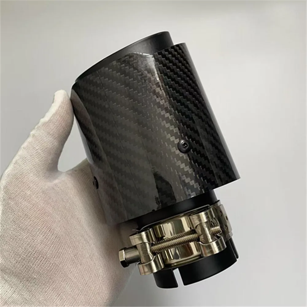 

RONSI 1 Pcs Carbon Fiber Black Car Exhaust Tail Modification Suitable For Chevrolet Exhaust Pipe Tip Decoration Accessories