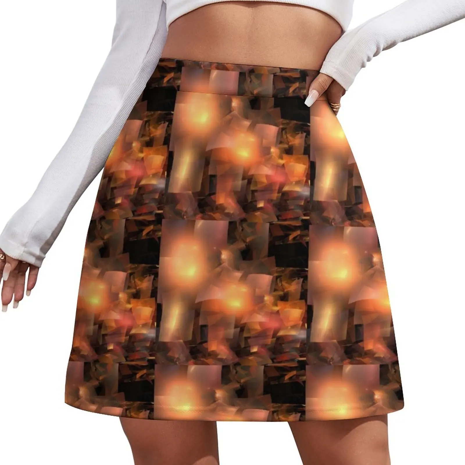 

Solar Stairs Mini Skirt korean style women clothing Women clothing Mini Skirt