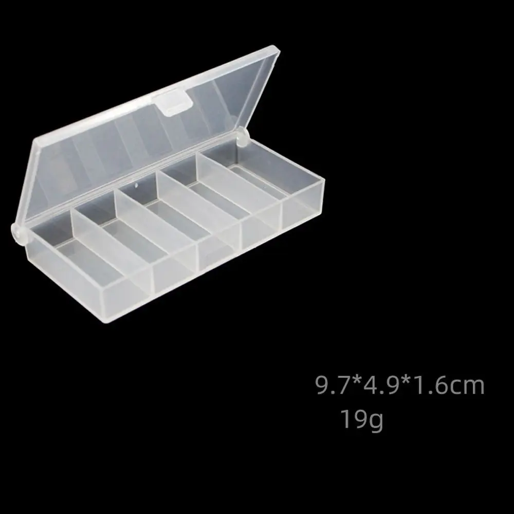 

Adjust Compartments Fish Accessory Box Transparent High-strength Fishing Tackle Boxes Good Sealing Effect Thickened