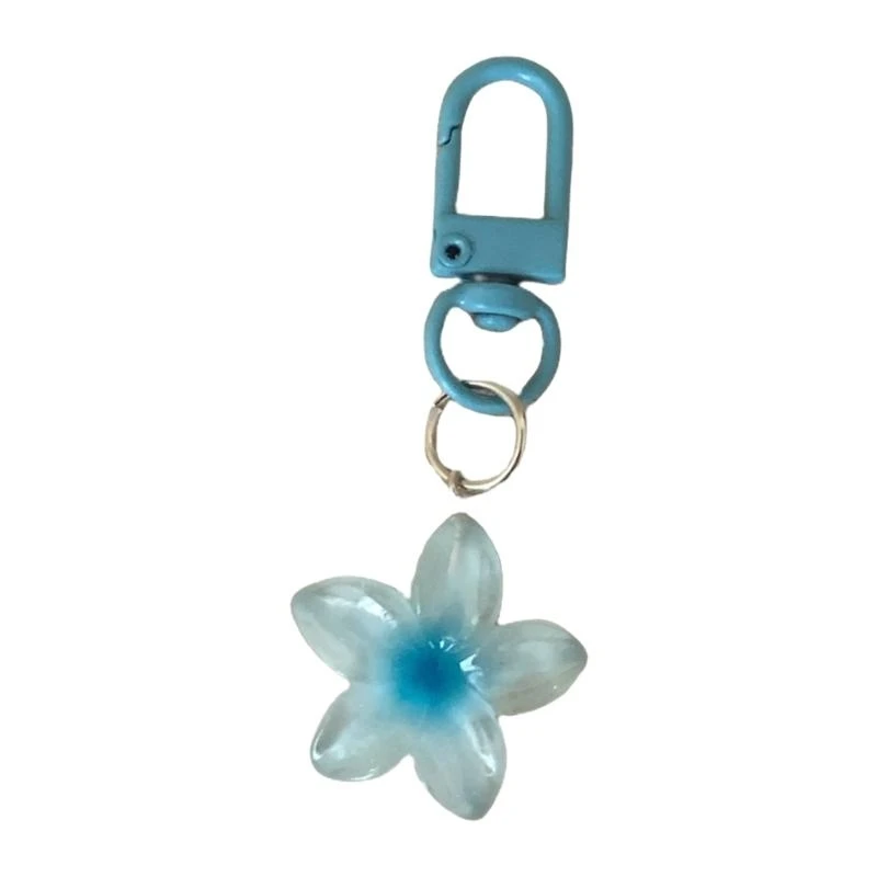 سحر مفاتيح مفاتيح الأزهار الأنيق متعدد الوظائف مع مقطع Carabiner للنشاط في الهواء الطلق ملابس أنيقة C71A #3