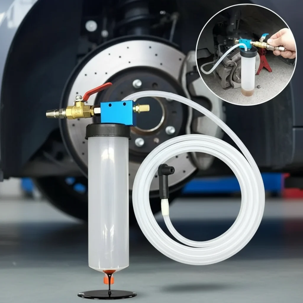 

Brake Fluid Replacement Machine Car Oil Extraction Tool Manual Air Exhaust Refilling Device for Automotive Maintenance