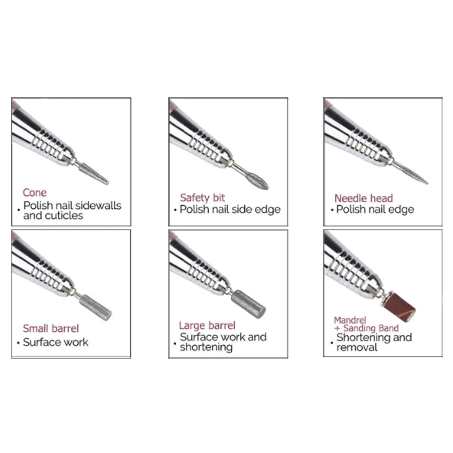 Professionele nagelboormachine met voetpedaal Elektrische nagellakboor voor acrylnagels Manicure Pedicure Gereedschap voor salon