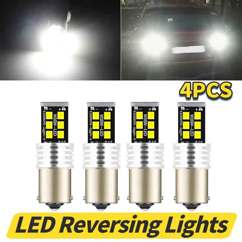 

4PCS P21W BA15S White Car LED Bulb White Turn Signal P21W 7506,BA15S,1156 Auto Bcakup Reverse Lamp Canbus Error Free Accessories