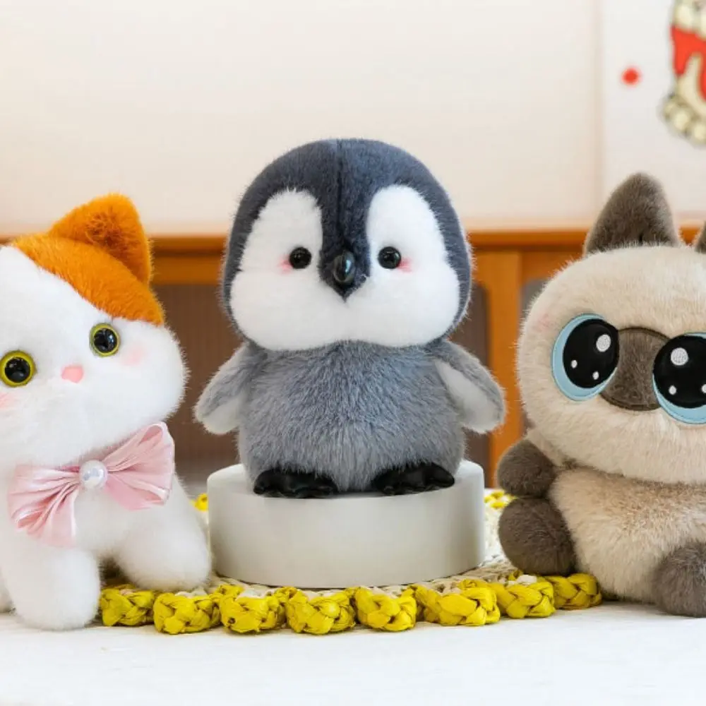 

Плюшевая игрушка-котёнок Sanhua: Сиамская кошка, кошка-корова, пушистая кошка-рэгдолл, ленивая кошка, 23 см, гетерохроматическая кошка, для мальчиков и девочек