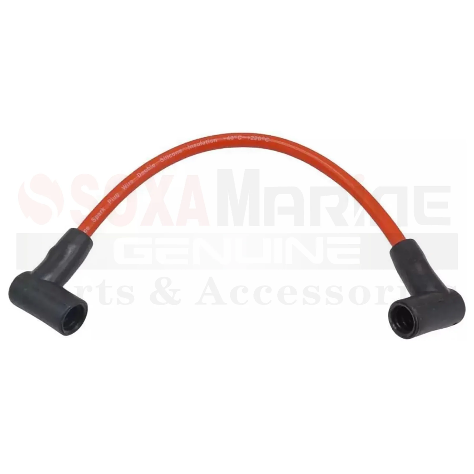 4 Pcs 12 Inch Spark Plug Wire Set Compatible with Johnson Evinrude OMC 10 To 235 HP V4 V6 Outboard Engines 582365 582135 777703