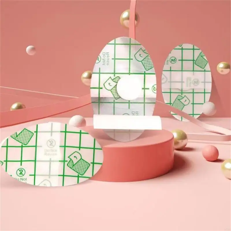 97BE 100 قطعة من وسادات حماية الأذن من الماء سهلة الالتصاق وغطاء مريح للطفل