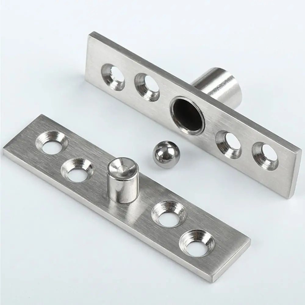 75mm-150mm Door Pivot Hinge Stainless Steel Up and Down Location Shaft Heavy Duty 360 Degree Rotation