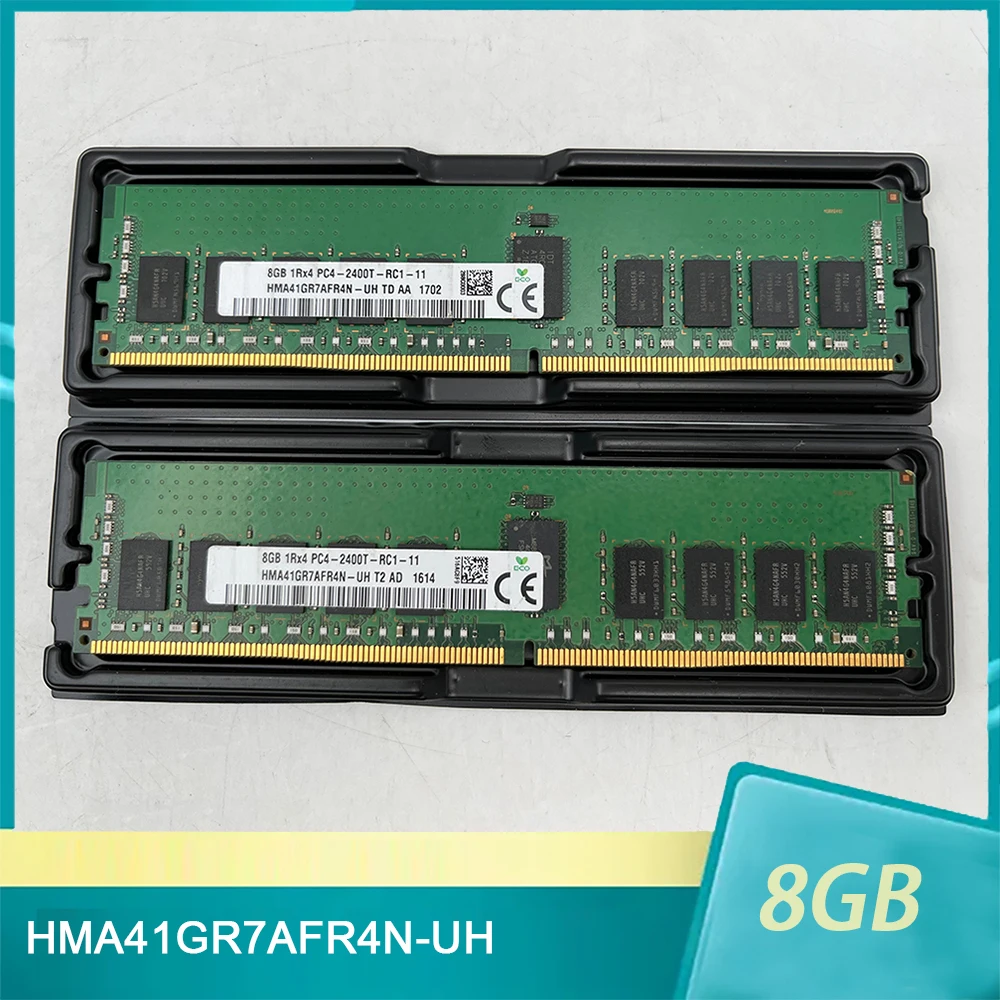 

1 Pcs HMA41GR7AFR4N-UH For SK Hynix RAM PC4-2400T 8G 8GB 1RX4 RDIMM REG Server Memory High Quality Fast Ship