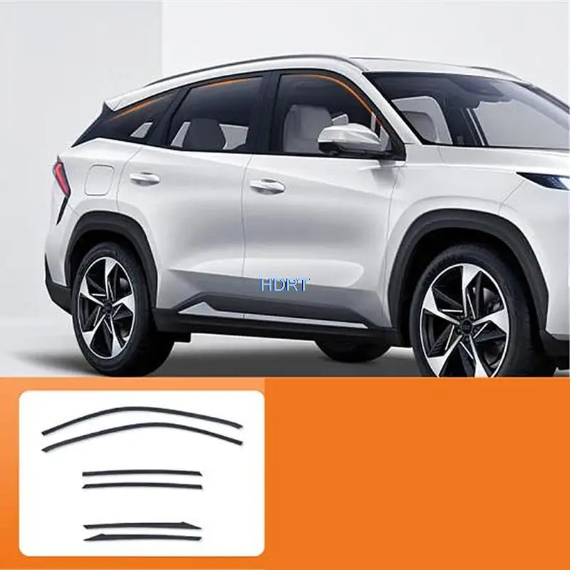 Car Styling Upper Window Trim Strip Body Molding Protector Decoration Accessories Exterior Sticker For Geely Galaxy L7 2023 +