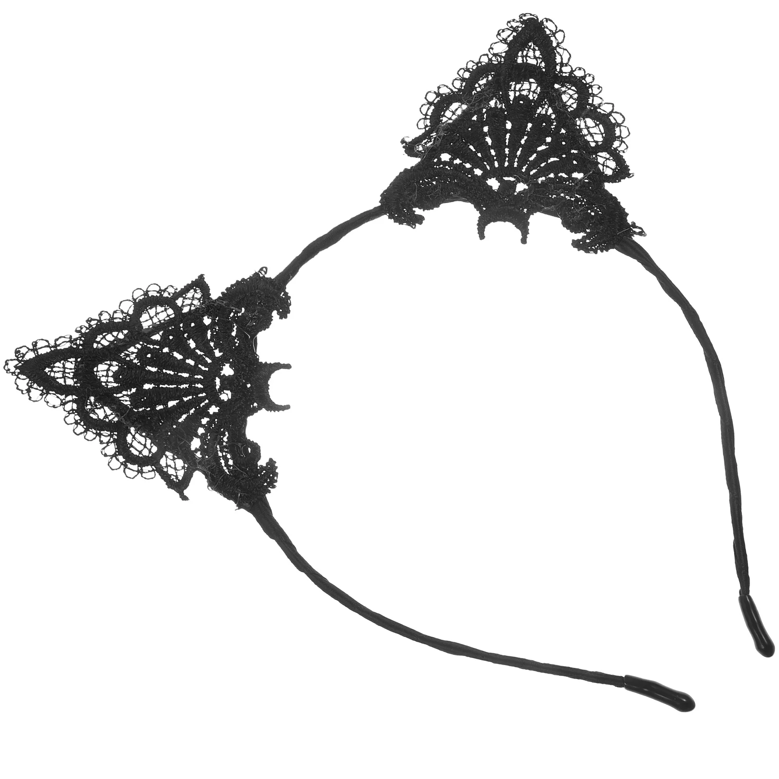 

Lovely Lace Cat Ears Headband Hair Headpiece Hairdress for Party Costume Cat Ear Hair Hoop Hair for Women