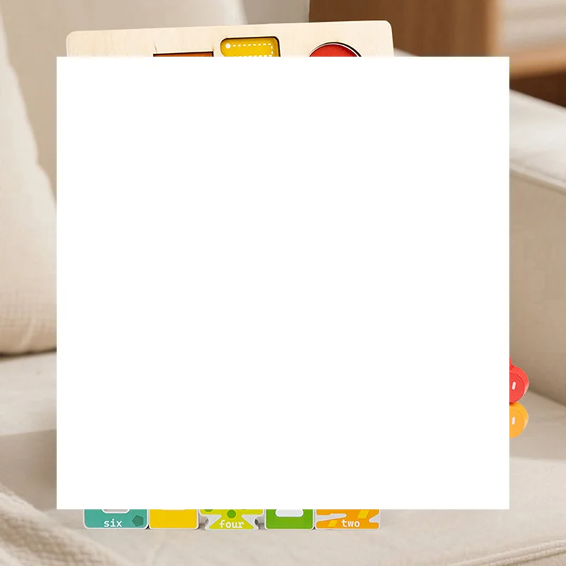 Blocos digitais educacionais de madeira, quebra-cabeças criativos, brinquedos de empilhamento, reconhecimento de números de cores, presente montessori