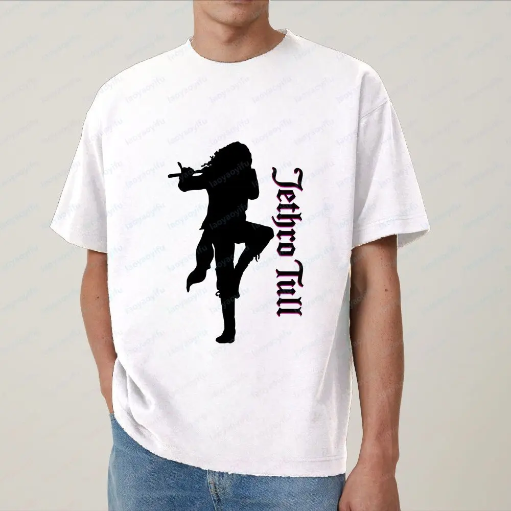 Jethro Tull - Unique Musical Style, Fun, Crazy, Masculine, Classic Cotton Short-sleeved T-shirt Suitable for Both Men and Women