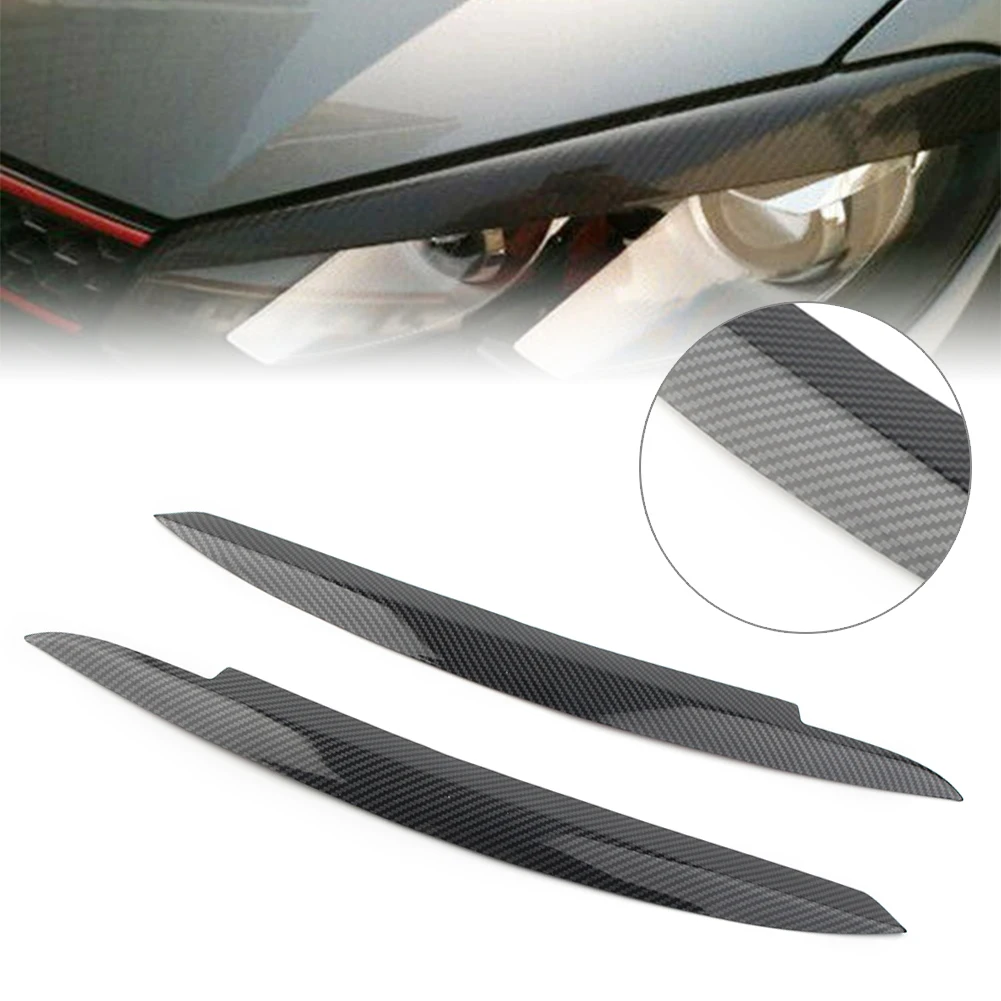 For VW Golf MK6 2008-2013 Car Headlight Cover Eyelid Eye Lid Brow Trim For Volkswagen Golf 6 2008 2009 2010 2011 2012 2013