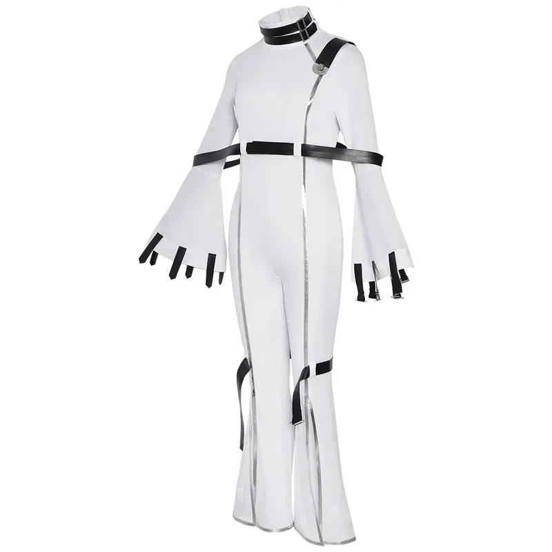 Аниме-игровой карнавальный костюм Hangyaku no Lelouch карнавальный костюм C.C Queen боди Cos униформа белый облегающий полный комплект