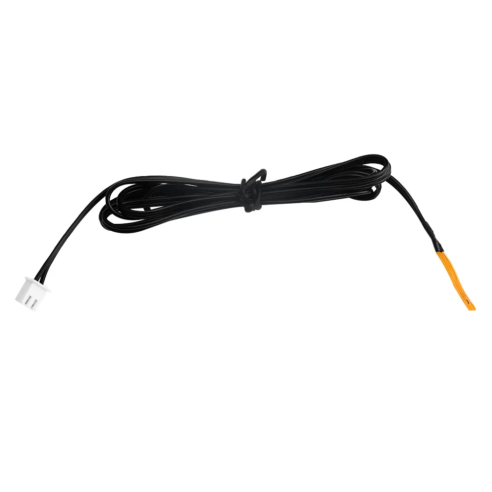 2PCS Thin Film Thermistor NTC 10K ohm Temperature Sensor Probe 3950 NTC10K Thermal Cable NTC10KB3590