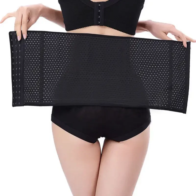 Women Men XS~6XL Breathable Slimming Body Shaper Waist Trainer Belt Corset Abdomen Belly Tummy Control Fitness Shapewear