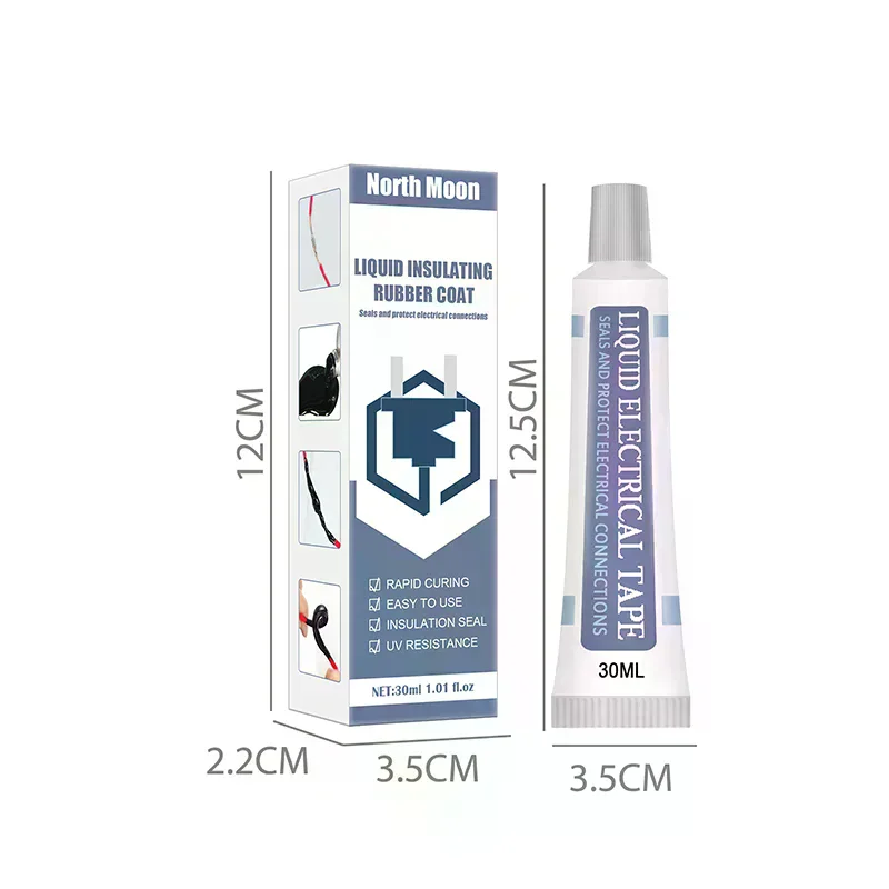Fix Wires Instantly! Liquid Insulating Tape, Electrical Wire Cable Coat Glue & Wide-Range Repair Paste