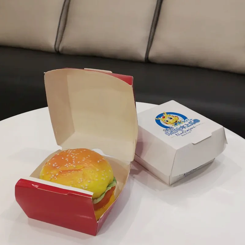 CheapBox personalizado com logotipo, Bandeja descartável do navio de frango do hambúrguer do cachorro quente, Caixa de fast food, Produto personalizado