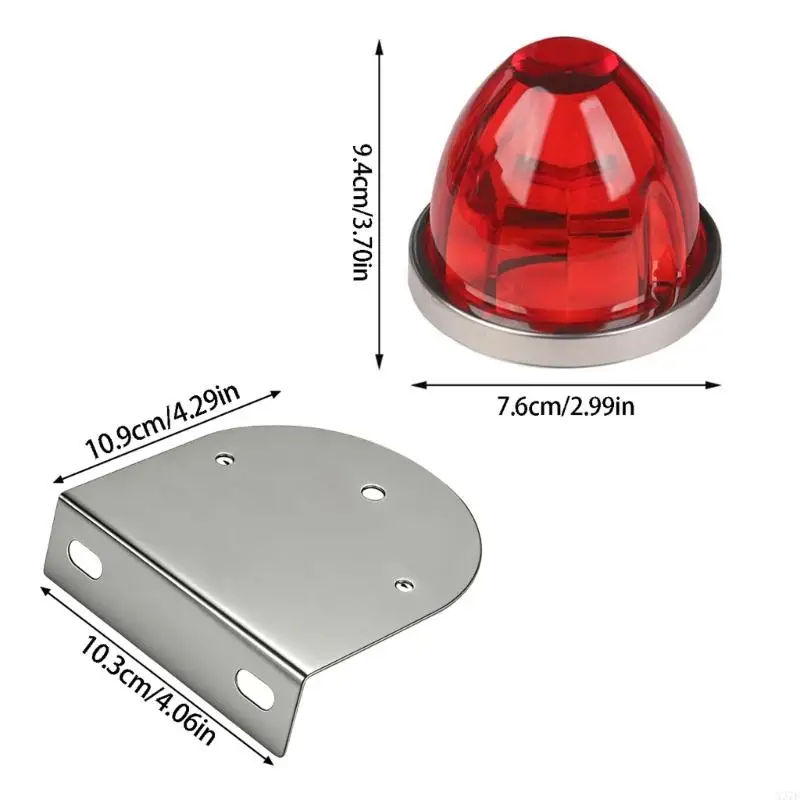 Bright LED Combination Lights 12/24V Trailer Taillight For Tractor Trailers Shock Resistant ABS Construction X37F