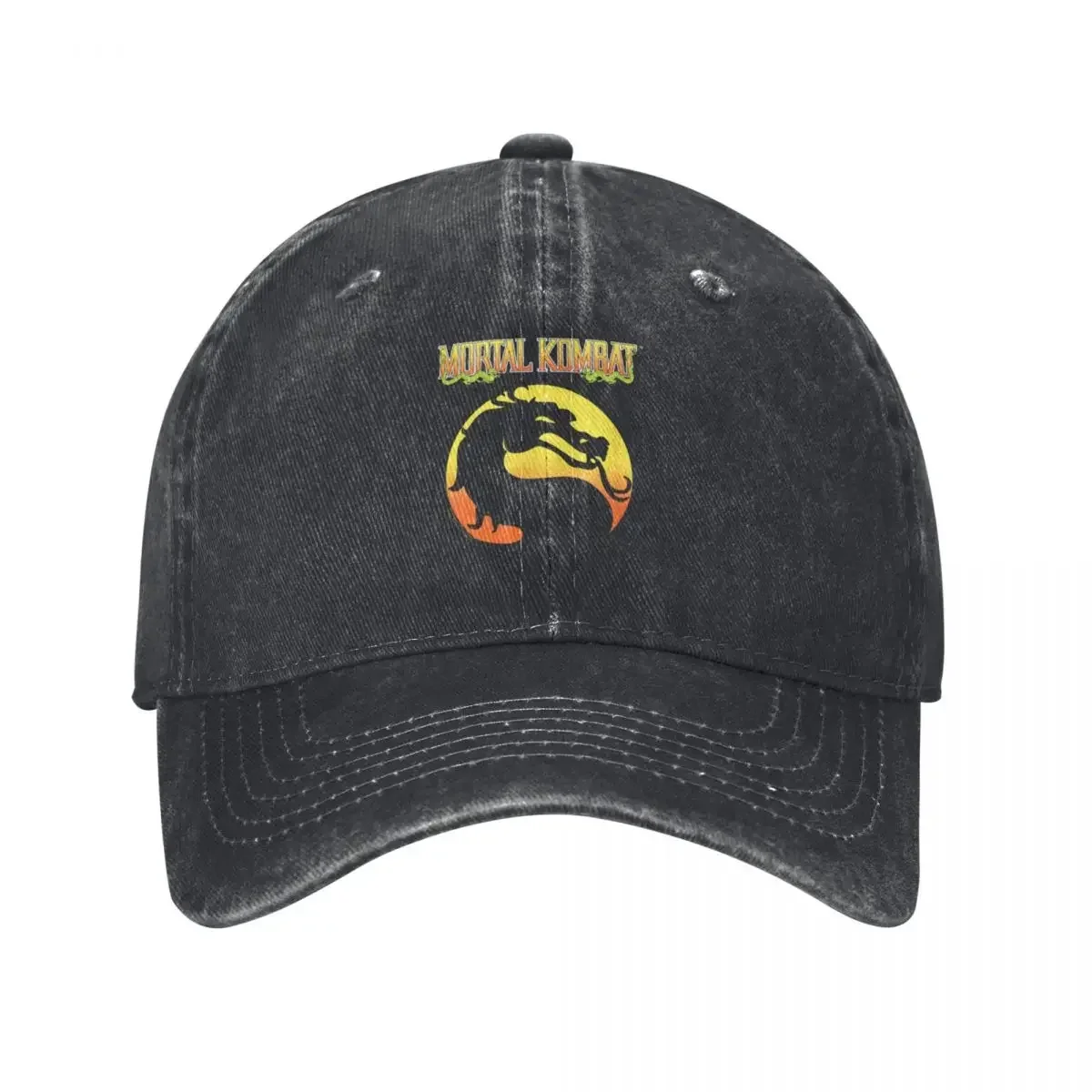 Mortal Kombat Klassic Logo Baseball Cap New In The Hat Sunhat Beach Men's Baseball Women's