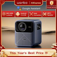 Wanbo Mozart 1 Pro Beam Projector 1080P 4K Suppot 900Ansi  Android TV 11.0 Google Netflix Proyector Dual Wifi Video Home Cinema