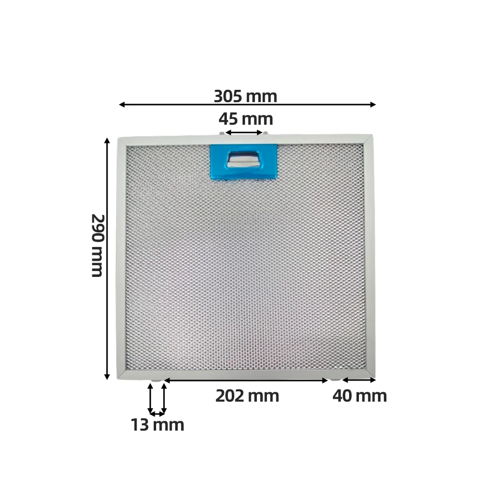 Cooker Hood Filters 305x290 Aluminium Aspirator Vent Filter Kitchen Extractor Ventilation Aluminium Aspirator Filter Mesh