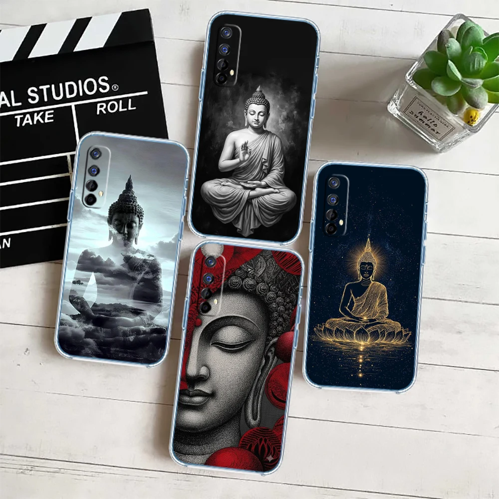 EY32 Shakyamuni Buddha Transparent Phone Case for Motorola G40 G04 G05 One Ace Action  Fusion Plus Hyper Macro Vision Zoom view 4
