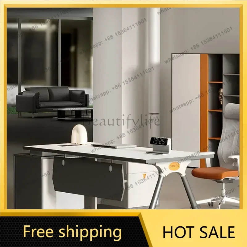 LJY Postmodern Office Desk Workshop Table Office Work Study Furniture Room Supplies Accessories Design Escrivaninha Trendy Furni