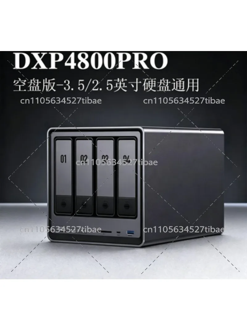 4-Bay Personal Cloud NAS with i3 6-Core Processor 16GB RAM Network Storage Server