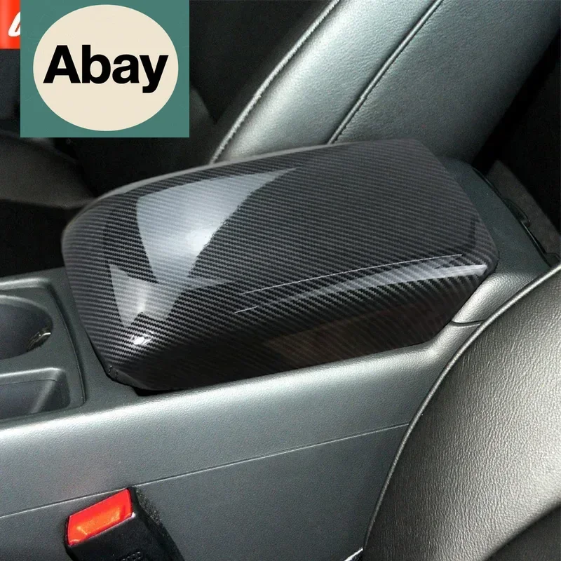 

Fit Carbon fiber For Audi A4 B8 S4 A5 S5 RS4 2017-2020 Car Center Console Tidying Armrest Box Panel Trim Covers Stickers