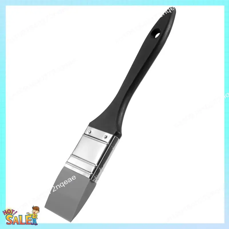 N08R فرشاة تشكيل الألوان من السيليكون، فرشاة طلاء سيليكون مسطحة ثابتة، أداة رسم مرنة من الأكريليك والماء