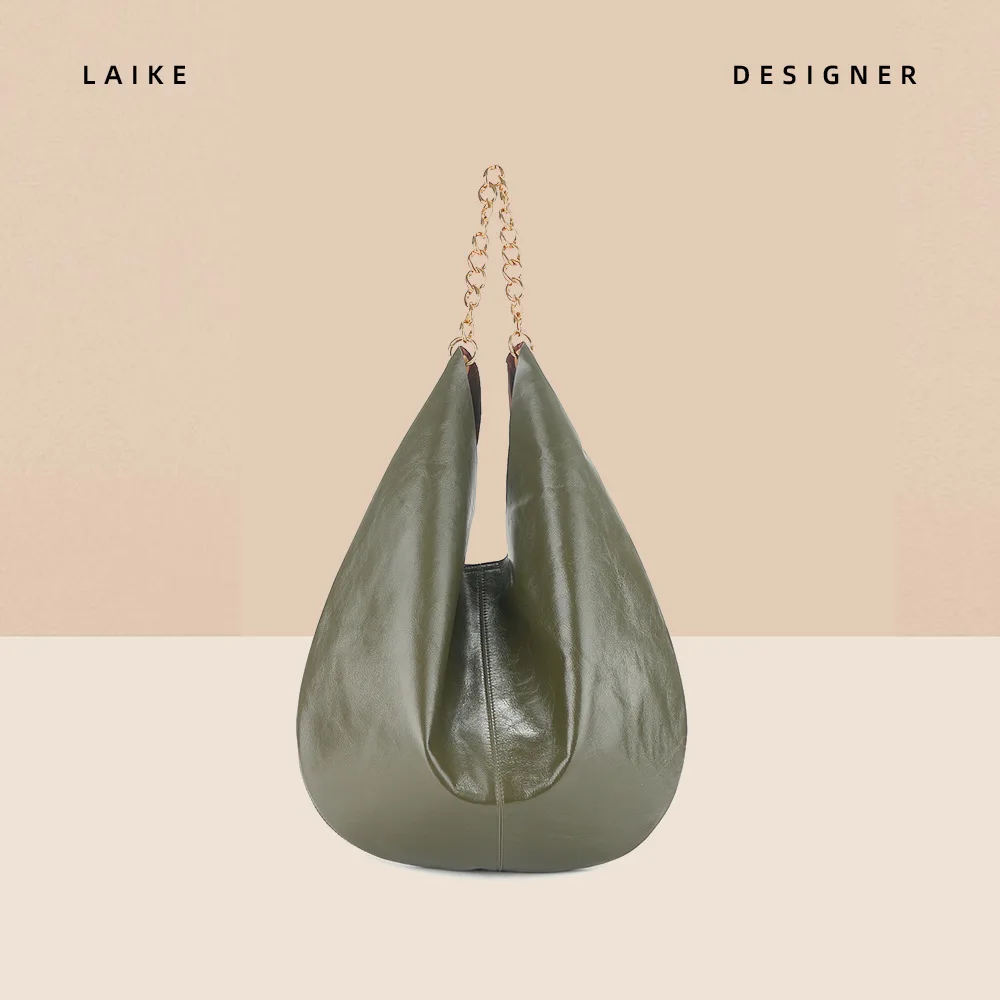 

Large capacity matte leisure commuter tote autumn and winter new leather women's niche bucket shoulder large