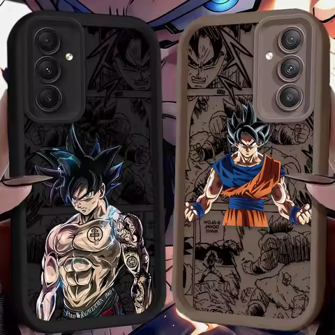 D-Dragons Balls Silicone Phone Case for Samsung Galaxy A24 A55 A35 A25 A15 A05 A05S A13 A23 A12 A22 A32 A52 A52S A71 A72 A51