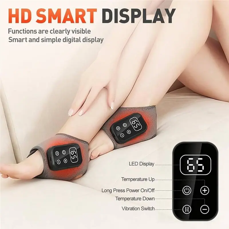 AA01-دراجة لاسلكية ثلاثية العلاج مدلك قدم 2025 مدلك قدم لتخفيف الآلام، تتضمن 5 مستويات حرارية #2