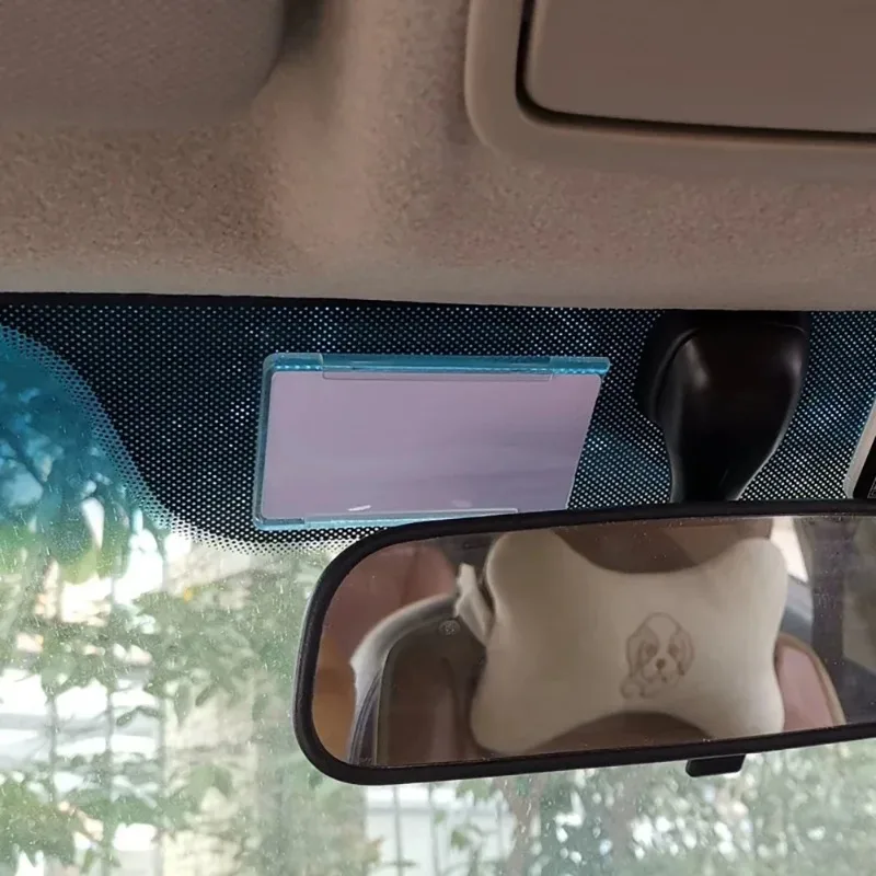 Auto-Kartenhalter, Parkschein-Clip, Schnellbefestiger für Rechnungen, Organizer für Windschutzscheiben-Aufkleber für Zuhause und Büro – Detail 3
