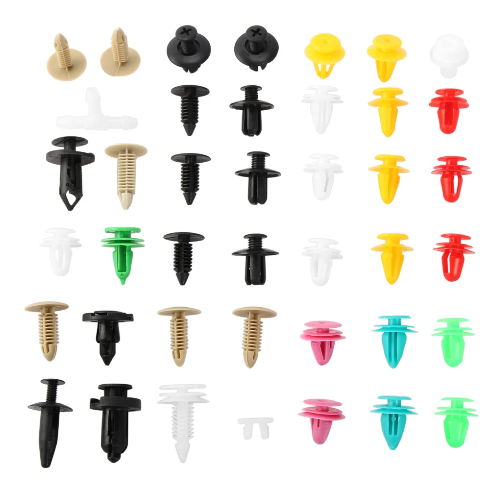 50PCS Mixed Auto Fastener Clips Retainer Fastener Rivet  for bmw e90 e46 e60 f10 f30 e39 e36 f20 x5 e70 e53 e92 m3 e91 e30 e87
