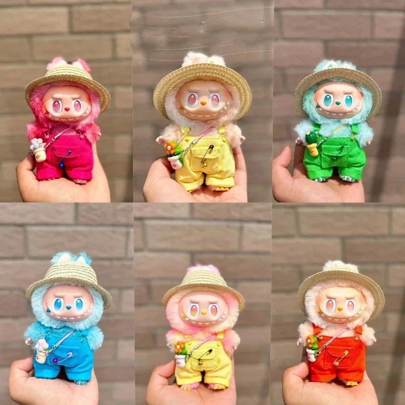 ラブブドール服 ビッグインエナジー ドレスアップ服 交換用サマーオーバーオール 麦わら帽子とベルトセット ロパラブブ用