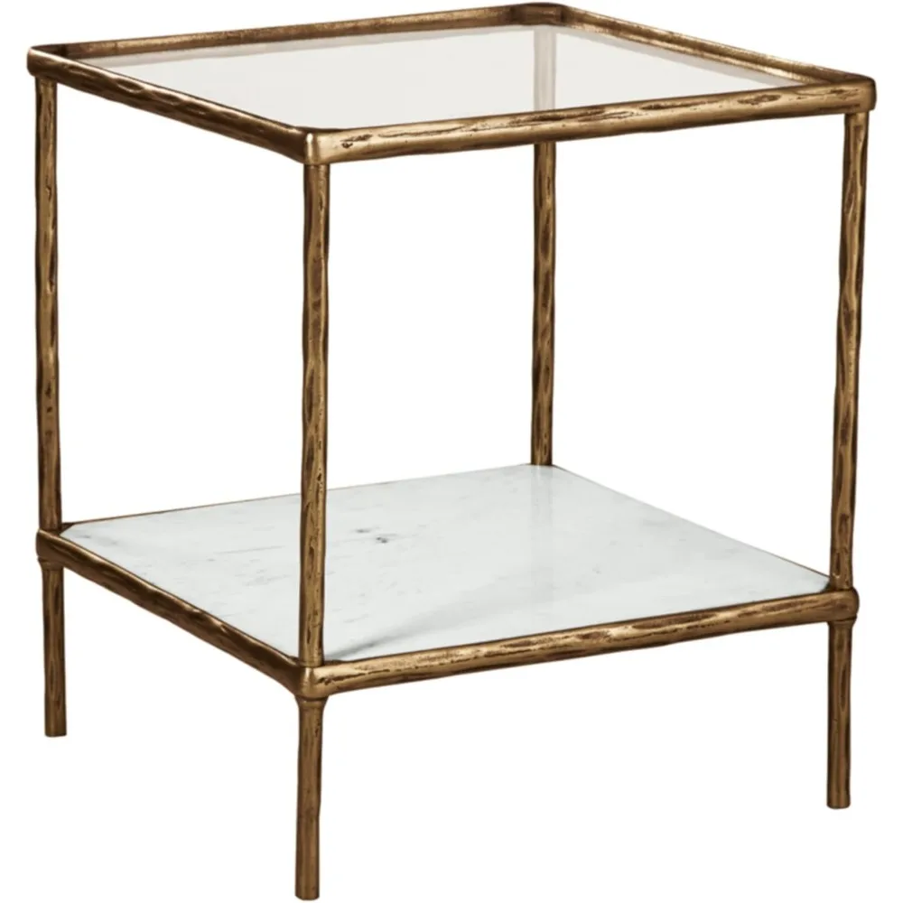 

Ryandale Contemporary Accent Table, Antique Brass Finish